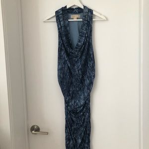 Michael Kors cowl neck sleeveless dress. L